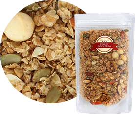 たっぷりナッツのグラノーラ